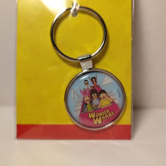 Bobs Burgers Wonder Wharf Metal Keychain - Picture 1 of 3